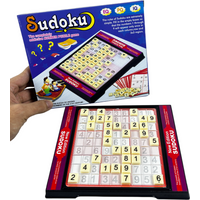 Sudoku game - strategic board game. Letter challenges, toys for parties and gatherings. Suitable as gifts for multiple holidays.
