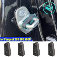 Car Door Lock Sound Deadener Damper Buffer For Peugeot 208 308 508 2008 3008 5008 Partner Rattling Screaks Quiet Noise Deaf Seal