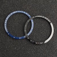 Flat 39/42.9mm Ceramics Bezel black/Blue Bezel Fits Replacing Watch Bezel Parts Watch Accessories For Man