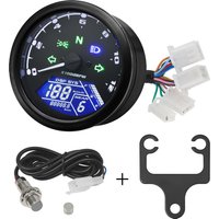 New Universal Motorcycle 12000RMP LCD Speedometer Odometer Tachometer Motorbike Gauge Motorcycle Digital Dash 1-4 Cylinders
