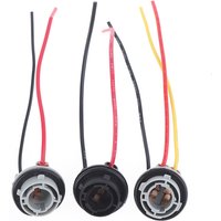 2pcs 1156 1157 Bulb Socket BAY15D Lamp Holder P21/5W 12V Adapter Base Connector For Brake Light Plastic Car Accessories