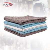 IKAPE Products, Coffee Bar Towel Micro Cloth, Espresso Bar Tool Coffee Machine Cleaning Cloth Soft Barista (3 packs)