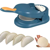 New 2 In 1 Dumpling Maker Dumpling Mold Dumpling Skin Wrapper Mould Dough Press Maker Kitchen Cooking Noodles Making Tool