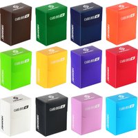 80+Card Deck Box PP Material Portable Many Color TCG Cards Case for MTG/YGO/Gathering PP Storage