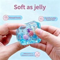 Realistic 3D Cartoon Magic Cube Squishy Stress Reliever Soft Sensory Fidget for Kids Adults, Anti-Anxiety Desk Gadget