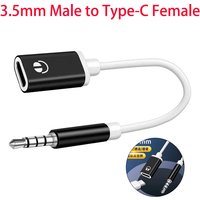 Type C Earphone Adapter 3.5mm Male Type-c Female Converter Aux Cable Headphone Converter 3 5mm To Type C Adapter Conversion