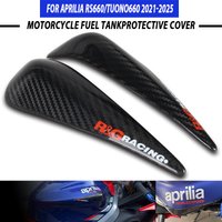 High-quality Motorcycle Tank Carbon Fiber Protective Cover Suitable Fuel Tank Protector For Aprilia RS660 & Tuono 660 2021-2024