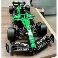 2026 Neues Technisches 1547-teiliges 1:8 Maßstab Aston Martin Aramco AMR25 MOC Rennwagen-Baustein-Modellbausatz, DIY-Montage-Sammlerstück