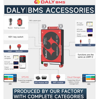 Daly Smart BMS Accessory WIFI Bluetooth USB To UART RS485 Cables Module NTC Battery SOC Capacity Indicator LCD Screen Board