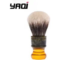 Shaving Brush Wet Shaving Brush YAQI 22MM Sagrada Familia Two Band Badger Hair Resin Handle Men Wet Shave Brushes