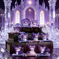 2026 Sanrio Fantasy Rose Garden Kuromi Blind Box Toy Handmade Doll Cute Desktop Decoration Small Figurine Doll Girl Gift