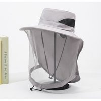 New High Quality Anti Mosquito Insect Bucket Hat Net Anti Bee Mosquito Hat Mesh Insect Proof Cap for Men Women