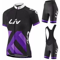 AliExpress NONE Cycling Set Liv 2022 Women Short Sleeve Mtb Bike Clothing Racing Bicycle Clothes Ropa Ciclismo Cycling Wear Cycling Jersey Set