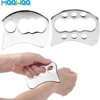 Stainless Steel Gua Sha Scraping Massage Tool IASTM Tool for Back, Legs, Arms Scraper, Anti-cellulite, Muscle Massage Relaxation