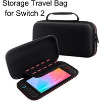 Storage Travel Bag for Switch 2 With 10 Game Cartridge Storage Box Convenient Carrying Case for NS2 Switch 2 Game Accessories