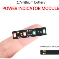 5Pcs DC 3.7-4.2V High Brightness/Energy-saving Version Power Display Module 1S Ternary Lithium Battery Voltage Indicator