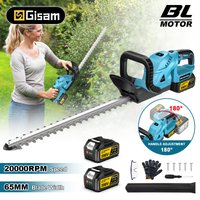 Gisam 20000RPM Bezszczotkowa Elektryczna Sekatora do Żywopłotu Akumulatorowa Kosiarka do Trawy Sekator do Trawy i Żywopłotu Narzędzia Ogrodnicze do Akumulatorów Makita 18V
