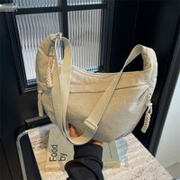 Women Casual Nylon Crossbody Bag Adjustable Wide Strap Lightweight Crescent Shoulder Bag Multi Color Daily Shopp Travel Outdoor