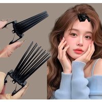1/2 Pcs Trendy Acrylic Curling Roots Hair Clips Natural Traceless High Skull Top Fluffy Hairpin Hair Curler Comb Accessories Set