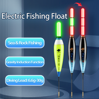 New Fishing Floats Sea & Rock 6.6g~30g Fishing Smart IC Gravity Sensor Color Change Electric LED Luminous Bobber