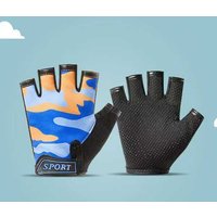 AliExpress NONE Kids Cycling Gloves for Boys Girls Fingerless Summer Sport Breathable Anti-Slip Skateboarding Camouflage Children Outdoor Gloves