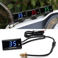 Motorcycle Water Temperature Gauge Mini Meter Moto Universal Thermometer For YAMAHA HONDA KAWASAKI BMW Sensor Scooter Racing