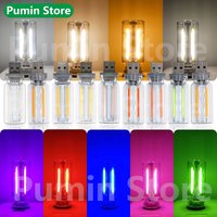New LED USB Bulb Retro Night Light Bulb DC5V 2200K Warm White Neutral Pink Purple Green Blue For Car Home Decorative Lighting