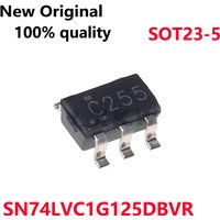 20-100/PCS New Original SN74LVC1G125DBVR SN74LVC1G125 74LVC1G125 C255 SOT23-5 Tri-state output unibus buffer gate In Stock