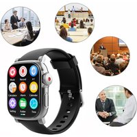 MP3 Player Watch BT 5.4 Touch Screen Portable Music Player for Men Women (64GB)