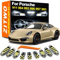ZITWO LED Interior Light Bulb Kit For Porsche 911 964 993 996 997 991 Targa Speedster Carrera Turbo 4 S 4S GTS RS GT3 1989-2016