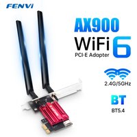 FENVI AX900 WiFi 6 PCI-E Wireless Adapter Bluetooth 5.4 Dual Band 2.4G/5GHz 900Mbps WiFi6 Network Card for Desktop PC Win 10/11