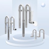 AQUAPRO Mini Stainless Steel Inlet Outlet Skimmer Pipes Fish Shrimp Filtration Aquarium Accessories Filter Akvarium Brine Shrimp