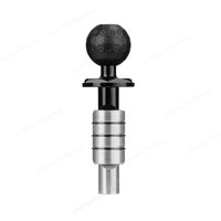 AliExpress NONE 25mm/1 inch Ball Head Universal Motorcycle Aluminum Alloy Bike Mount Fork Stem Base for Gopro Ball Mount Adapter Phone Holder