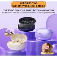 High-fidelity Stereo Air-transmitting Non-in-ear Earbuds, Sports Headphones with Low-latency High-performance Chip, Mus
