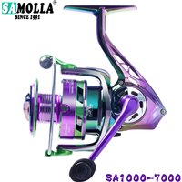 SAMOLLA New Arrival Saltwater Fishing Reel Spinning 1000-7000 6+1BB 5.2:1 Max Drag 10KG Water-Proof Reels