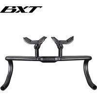 BXT T1000 Carbon Handlebar Road Bicycle Handlebar Triathlon Handle Rest Bar TT Handlebar Racing Bike Carbon Handle 400/420/440mm