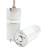 High Power 12V DC Worm Gear Motor Reversed JGA25-370 6v 24v 26/50/170/620RPM Small Appliance Reduction Motor 130 Motor Electrico