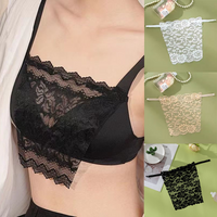 ZXYOUPING Lace Tube Top, Anti-exposure Artifact, Sexy Strapless Invisible Chest Cover