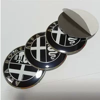 for Alfa Romeo Giulia MiTo Stelvio Giulietta GT 159 147 156 Car Front Hood Rear Trunk Badge Steering Wheel Hubcap Sticker