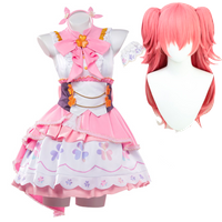Halloween Carnival Party Project Sekai Colorful Stage Feat Momoi Airi Pink Lolita Dress Costume Or Pink Wig