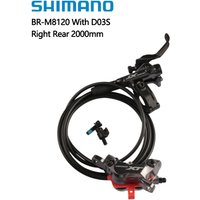 AliExpress Shimano SHIMANO DEORE XT BR-M8120 Brake Caliper Right Rear 2000mm With D03S Pads 4 Pistons Hydraulic Disc Brake For MTB Mountain Bike