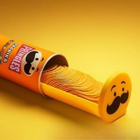 New Pringles Tray Home Snacks Extraction Chip Box Chip Slider Tray Simple Design Concept and Creative