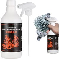 Bike Chain Cleaner 500ml Bike Drivetrain Degreaser Spray Fast Acting and Effective Bike Chain Cleaning Agent for Mountain Bikes