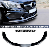 Car Front Bumper Splitter Lip For Mercedes Benz CLA Class C117 W117 CLA200 260 CLA45 AMG 2013-2015 Bumper Canard Lip Protector