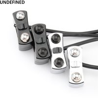 Commandes de guidon de moto, interrupteur 7/8 "1" 22mm 25mm pour Harley Sportster Chopper sans harnais, bouton de klaxon, interrupteurs d'éclairage
