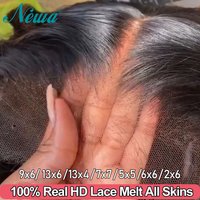 Real HD Lace Frontal Only Full 13x6 13x4 Invisible Melt Skins Lace 5x5 6x6 7x7 HD Lace Closure Human Hair Body Wave & Straight image 3