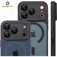 Luxury Magnetic Camera Bumper Protection Case For iPhone 17 16 15 14 Pro Max Wireless Charging Shockproof Hard Matte Clear Cover