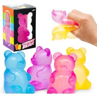 New 2026 NeeDoh Gummy Bear Squishy Toy, Soft Jelly-Filled Sensory Squeeze, Stress Relief Fidget Toy for Kids Teens Adults