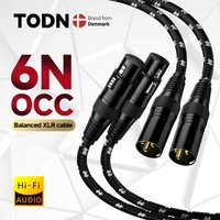 TODN HIFI xlr audio cable Stereo high purity 6N OFC gold-plated xlr plug Male to female for microphone mixer TODN HIFI xlr audio cable Stereo high purity 6N OFC gold-plated xlr plug Male to female for microphone mixer