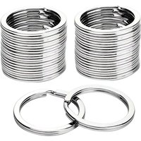 10/20pcs Split Key Rings Keyrings, Key Rings Bulk, Flat Keychain Ring Split Key Ring For Home Car Keys Bag Hanging Accessori